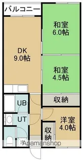 シャトーはまなす【8階】の間取り